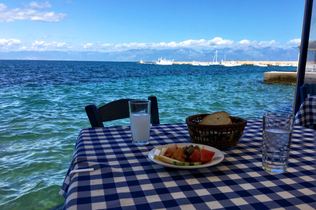 Ouzo mit Meze