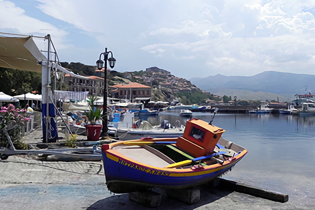 Molyvos auf Lesbos