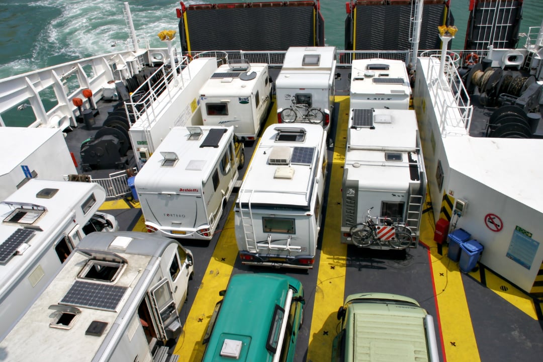 Camping an Bord - Fähre nach Griechenland