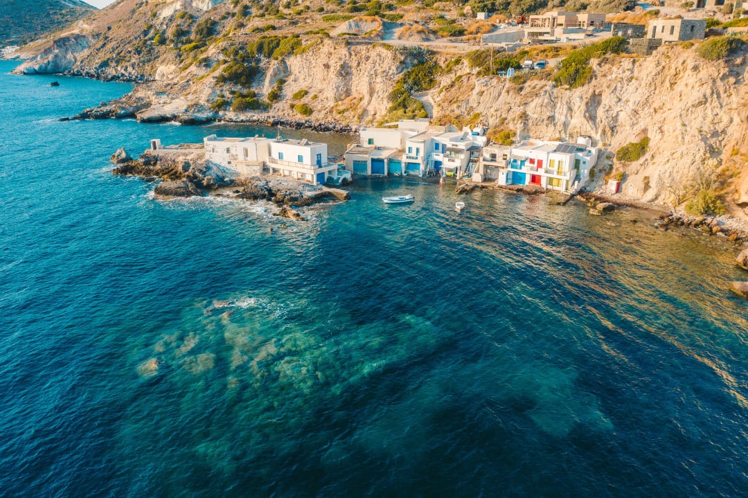Areti Beach auf der Insel Milos Areti Beach auf der Insel Milos