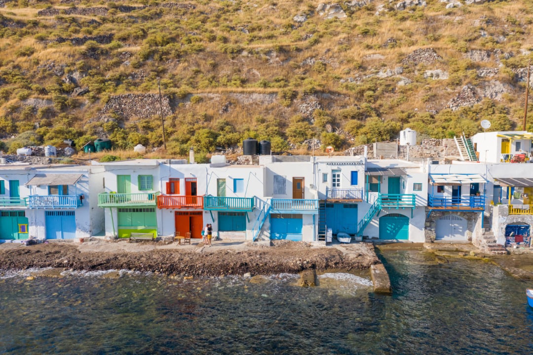 Klima Beach auf der Insel Milos